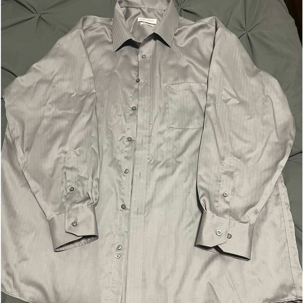 Joseph Abboud dress shirts neck 17 1/2 32/33 regular fit EUC